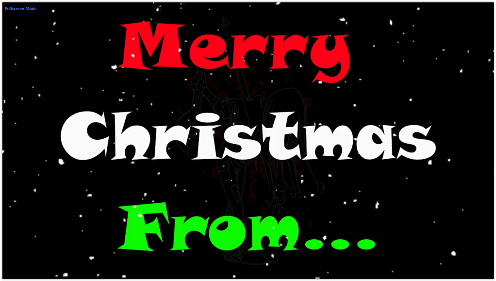 White Christmas Flame