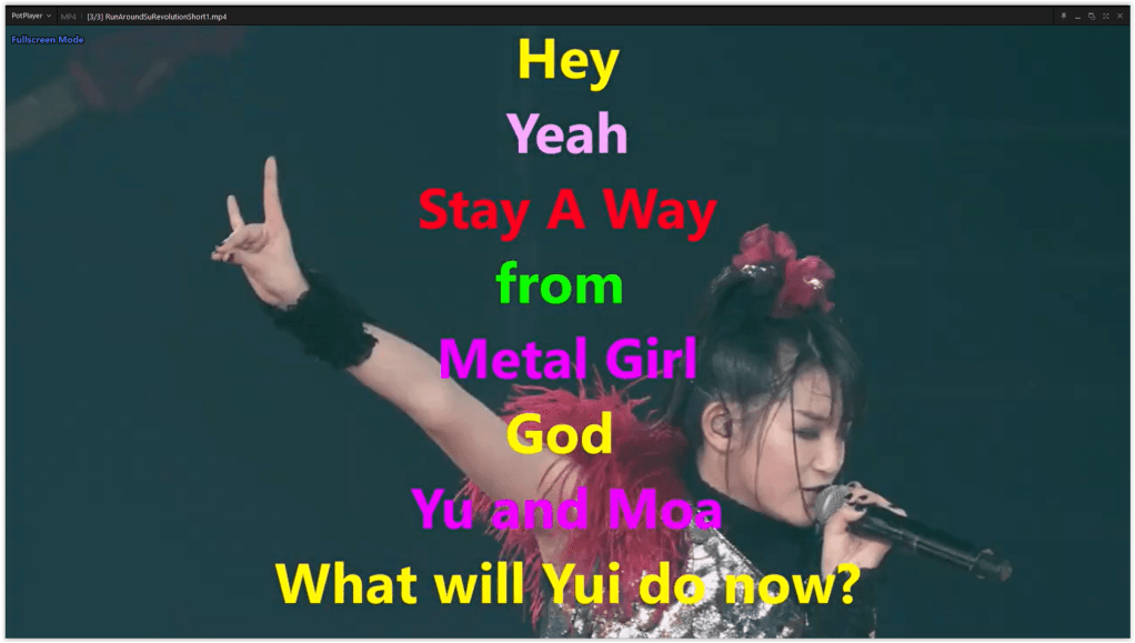 MYW Onesama Presents: Run Around Su Metal&nbsp;Baby